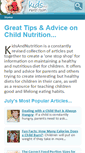 Mobile Screenshot of kidsandnutrition.co.uk